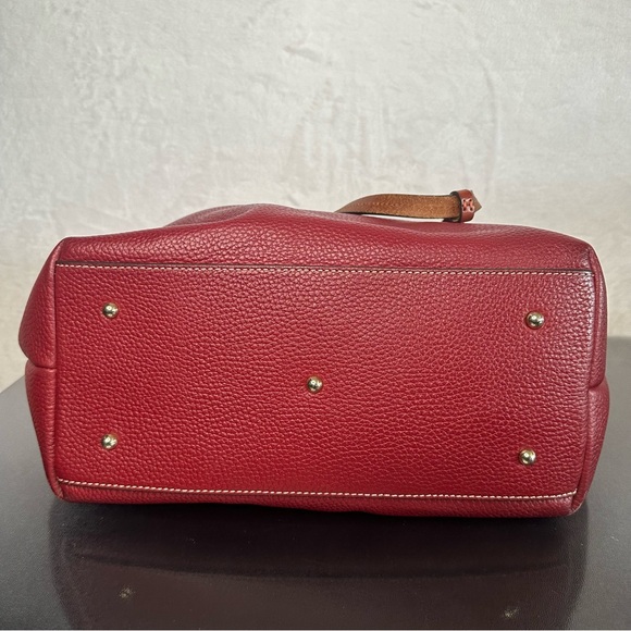 DOONEY & BOURKE Soft Pleated Pebble Grain Leather FLYNN Tote Shoulder Bag Large - Picture 4 of 16